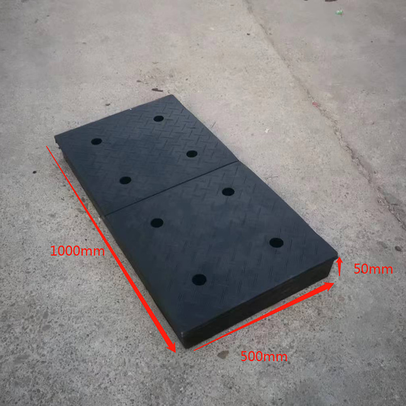 Modular Rubber Wheelchair Threshold Kerb Ramp