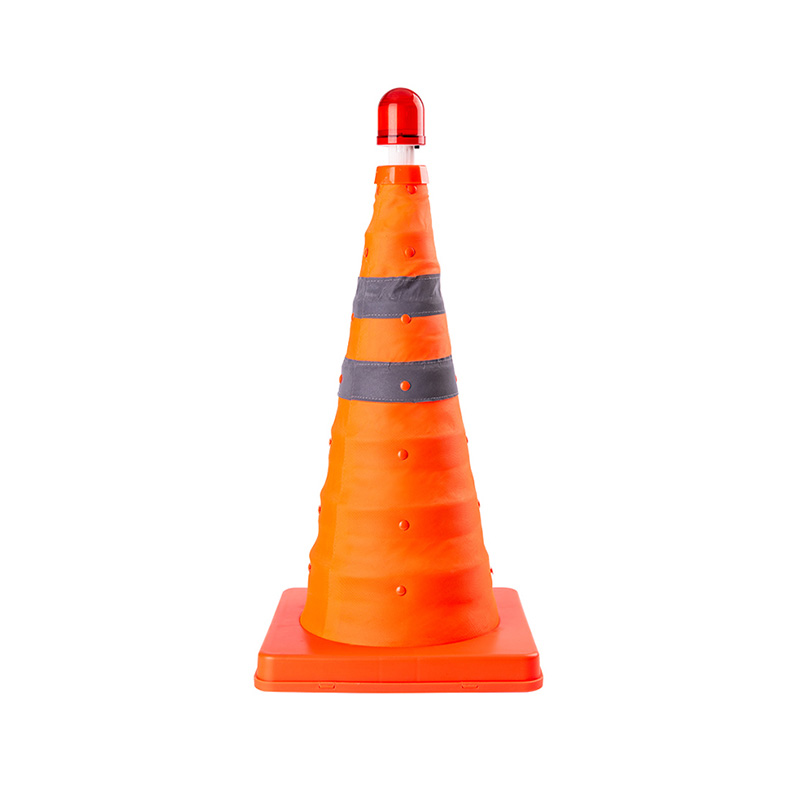 700*305*305 LED Traffic Cone Safety Cone Collapsible