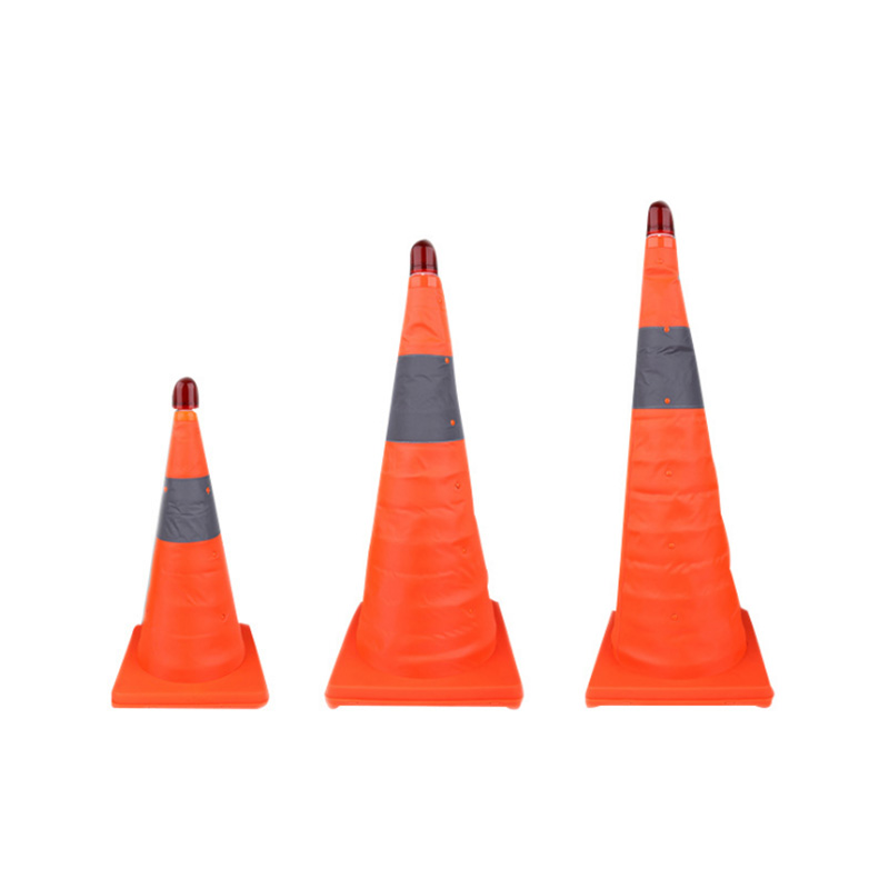 300*190*190 LED Traffic Cone Safety Cone Collapsible